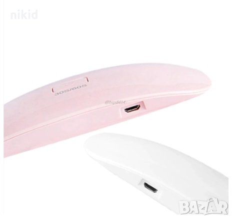 SUN компактна 6W UV LED Лед ув лампа печка за нокти лак за маникюр с таймер, снимка 3 - Продукти за маникюр - 30733450