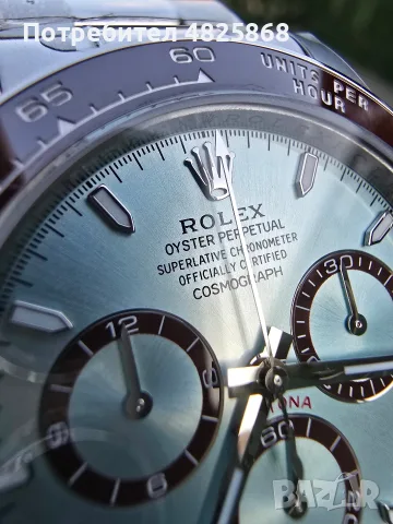 Rolex Daytona 126506 VSF 1:1 Best Edition Ice Blue Dial (Weighted)., снимка 7 - Луксозни - 56136524