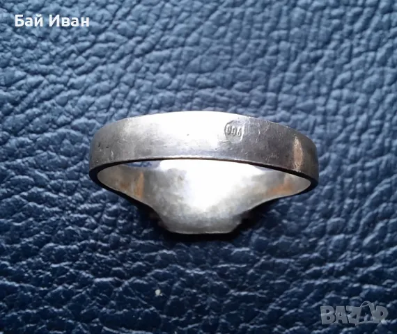 Стар винтидж сребърен пръстен - унисекс,ръчна изработка !, снимка 10 - Пръстени - 48193639
