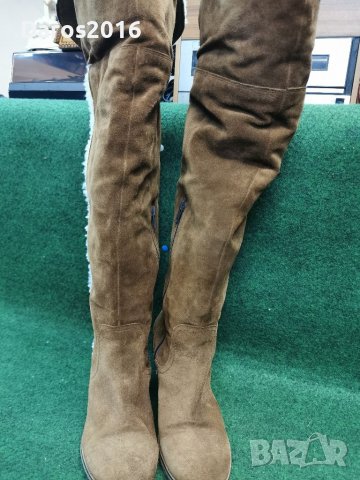 Топли дамски чизми с платформа 37 номер , снимка 3 - Дамски ботуши - 38671408