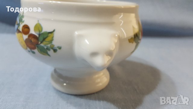 Старинна порцеланова сосиера - Бавария, снимка 2 - Антикварни и старинни предмети - 32063777