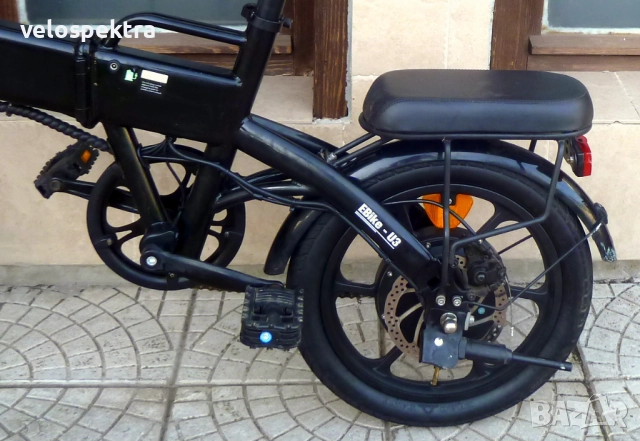 Електрически Е-Байк Ю2 - сгъваем "пони" ! На 400 км. Като НОВ ! , снимка 6 - Велосипеди - 52860012