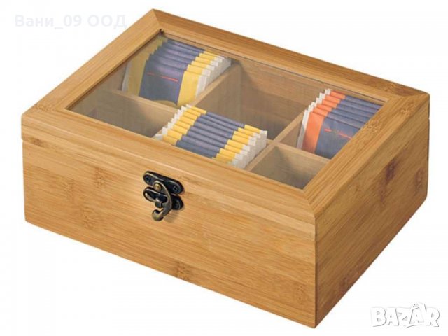 Бамбукова кутия за чай, снимка 1 - Други - 31460829