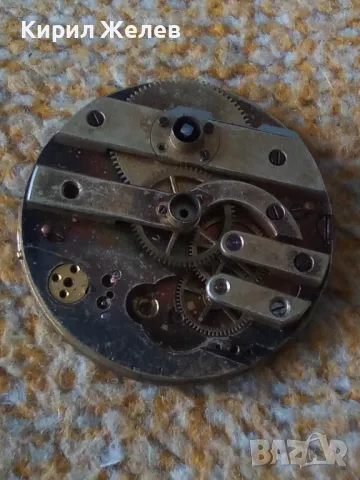 МЕХАНИЗЪМ от СТАР ШВЕЙЦАРСКИ ДЖОБЕН ЧАСОВНИК РЯДЪК с ПОРЦЕЛАНОВ РИМСКИ ЦИФЕРБЛАТ 49709, снимка 13 - Антикварни и старинни предмети - 48623421