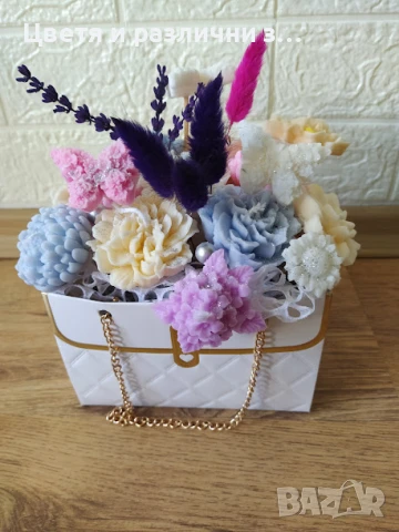 букет от свещи