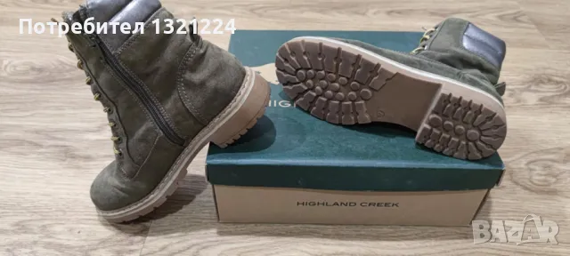 Зелени боти Graceland, снимка 2 - Дамски боти - 48090153