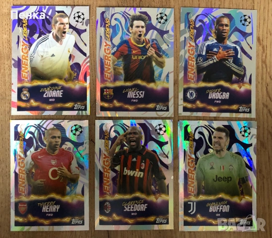 Energy Стикери Topps Шампионска Лига Champions League 2025/26