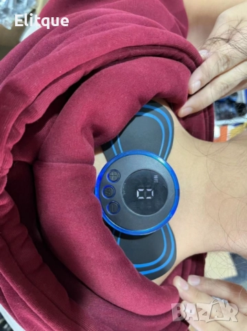 Компактен масажор за гръб с удобен контролер за управление, снимка 2 - Масажори - 52878658