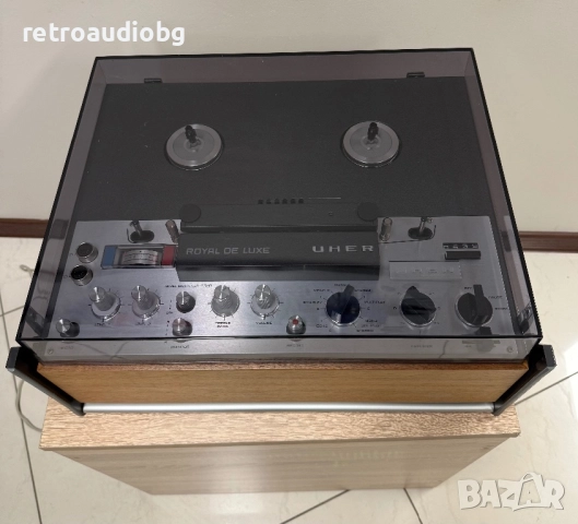 🔉Колекционерски ролков магнетофон UHER Royal de luxe 2944 с вграден усилвател и говорители - нов🔉, снимка 8 - Декове - 52935467