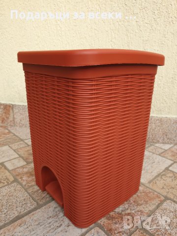 Пластмасов Кош с педал Ели  10 и 14 литра, снимка 6 - Мопове, кофи, четки и метли - 31120125