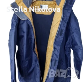 Непромокаемо, мъжко яке, BUSTERS, тъмно синьо за работа спорт, туризъм, снимка 2 - Якета - 45777995