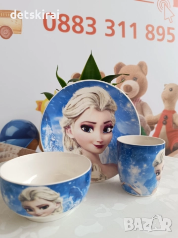 Порцеланов сервиз различни герои - Спайдърмен, Фрозен, Мак и др, снимка 9 - Други - 35583793