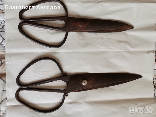Стари ножици , снимка 3 - Антикварни и старинни предмети - 44237654
