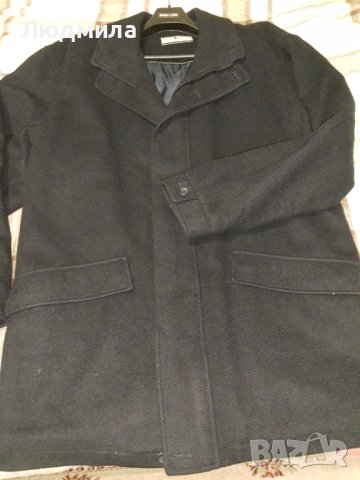 Палто,вълна,мъжко,Голям размер XXL
