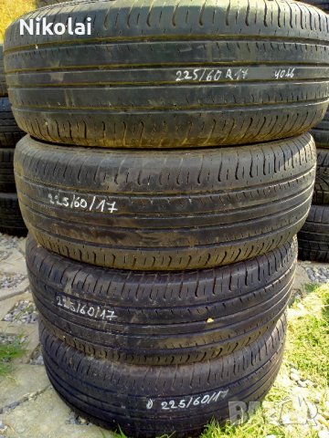 4бр летни гуми 225/60R17 Hankook, снимка 1 - Гуми и джанти - 34035283