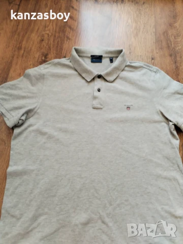 gant - страхотна мъжка тениска КАТО НОВА 2ХЛ, снимка 7 - Тениски - 50774358