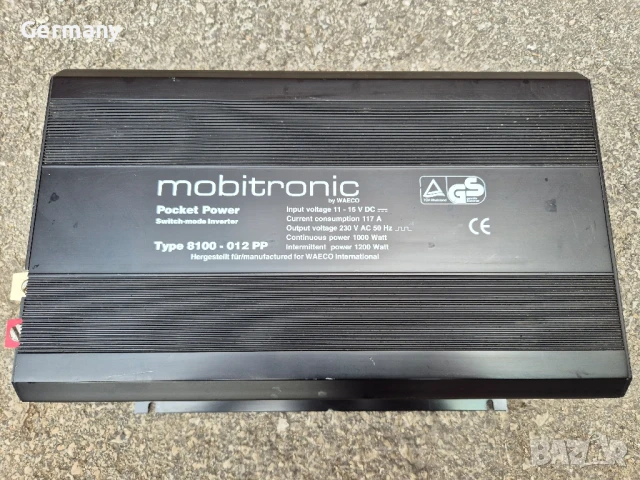 инвертор за ток 12v 220v waeco mobitronic, снимка 6 - Аксесоари и консумативи - 51396856