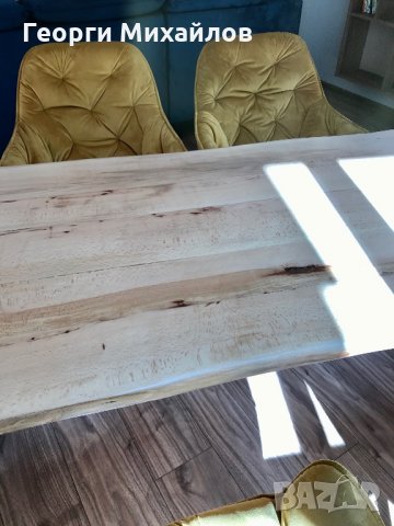 Трапезна маса масив Скандинавски стил / Рустик стил, снимка 17 - Маси - 30484633