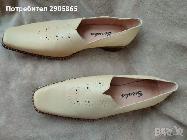 Нови кожени български обувки, снимка 6 - Дамски ежедневни обувки - 42299923
