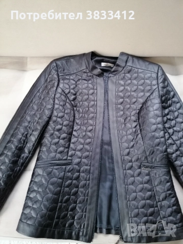 Дамско кожено яке, снимка 5 - Якета - 51974124