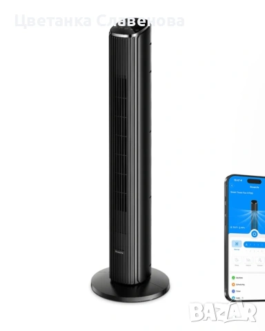 Безкабелен вентилатор GoveeLife 36'' тип кула 