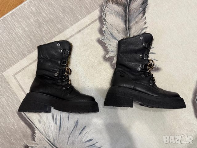 Gabina боти от естествена кожа и естествен косъм, снимка 8 - Дамски боти - 52827167