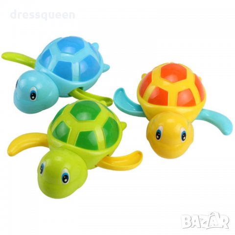 3271 Плуваща костенурка за баня, детска играчка за баня, с навиване , снимка 11 - За банята - 34914136