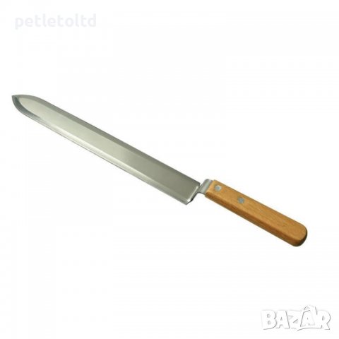 Нож за разпечатване гладък, с дървена дръжка , снимка 3 - За пчели - 36930346