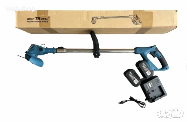 Немски Акумулаторен безжичен тример за трева, Акумулаторна косачка за трева, снимка 2 - Градинска техника - 50503263