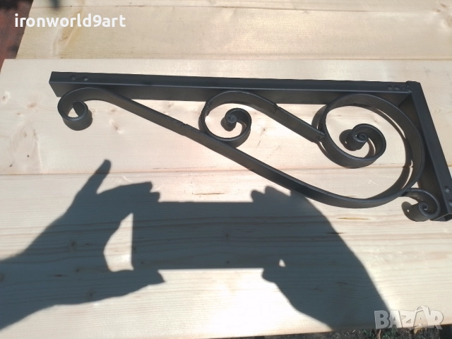 Конзоли , рафтодържачи стойки и ъгли за рафтове , етажерки,мивки,фенери,саксииот ковано желязо, снимка 12 - Други стоки за дома - 52499781