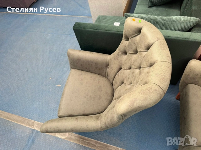 260311 НОВИ кралски кресла  / фотьойл  - цена за БРОЙ 170 евро или 332,49лв  -нови , без забележка, снимка 6 - Дивани и мека мебел - 53992307