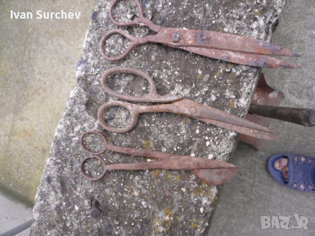 ЛОТ СТАРИ НОЖИЦИ 5 БРОЯ, снимка 11 - Други - 40644038