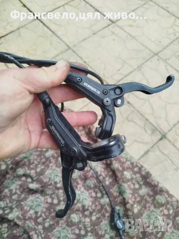 Хидравлични спирачки за велосипед колело Shimano bl m 445, снимка 1