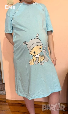 нощници за бременни и кърмачки , снимка 6 - Дрехи за бременни - 53011922