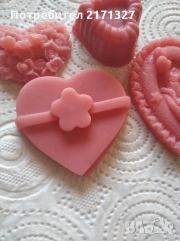 Ароматни глицеринови сапунчета за Свети Валентин, снимка 11 - Романтични подаръци - 31573742