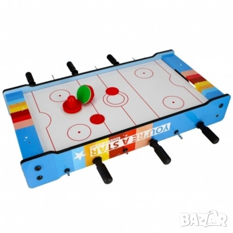 Мултифункционална 2 в 1 игра от дърво - джага/ хокей, снимка 5 - Играчки за стая - 52844336