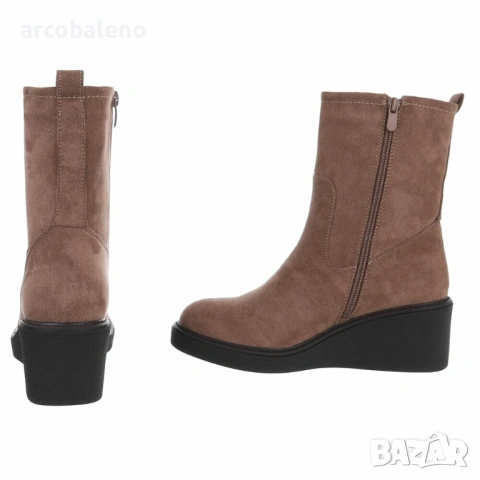 Дамски боти на клин, 2цвята , снимка 7 - Дамски боти - 53057552