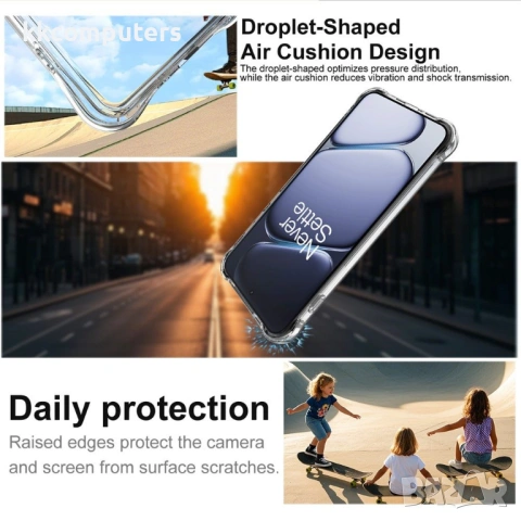 Защитен Калъф IMAK за OnePlus 15R 5G / Ace 6T 5G / Ace 6 5G - TPU, 4-ъглова защита, Вкл. Протектор -, снимка 3 - Резервни части за телефони - 53367514