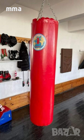  БОКСОВ ЧУВАЛ 130х33 см. 60-65кг. 5 г.Гар. и на открито !.