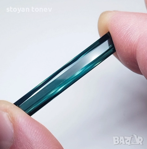 Забележителен индиголит турмалин с VVS чистота 8.86кт.! Сертифициран! Нов!, снимка 6 - Други - 52414745