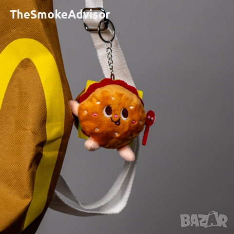 Детска Ученическа Раница - McDonalds + Чиизбургер плюш, снимка 2 - Раници - 51610409