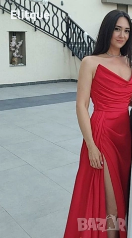 ⭐️Дълги сатенени рокли с цепка