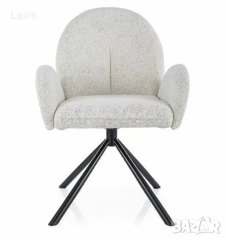  Трапезно кресло ПЛАНЕТ РАВЕН в бежов цвят, снимка 1