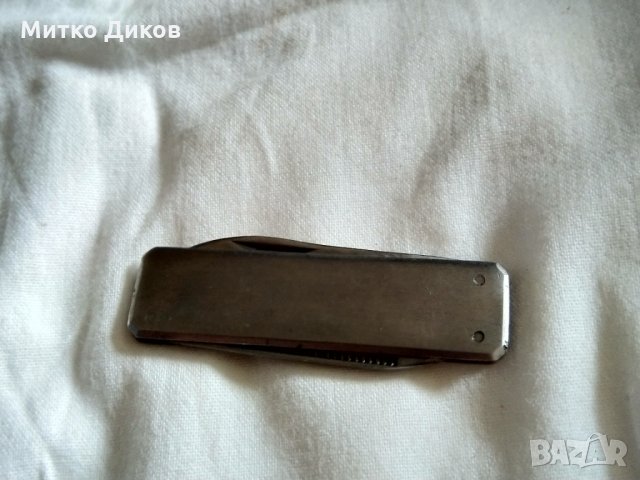 Малко ножче Ростфрай Немско винтидж две части 60х45мм без луфт, снимка 7 - Ножове - 31726631
