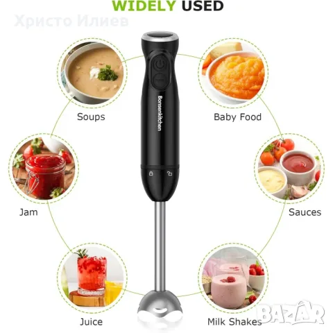 Мощен Блендер Bonsenkitchen 1000W 12 скорости, снимка 2 - Блендери - 55961611