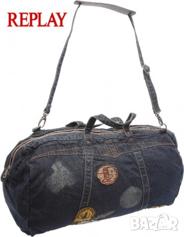 REPLAY Оригинална Чанта Деним