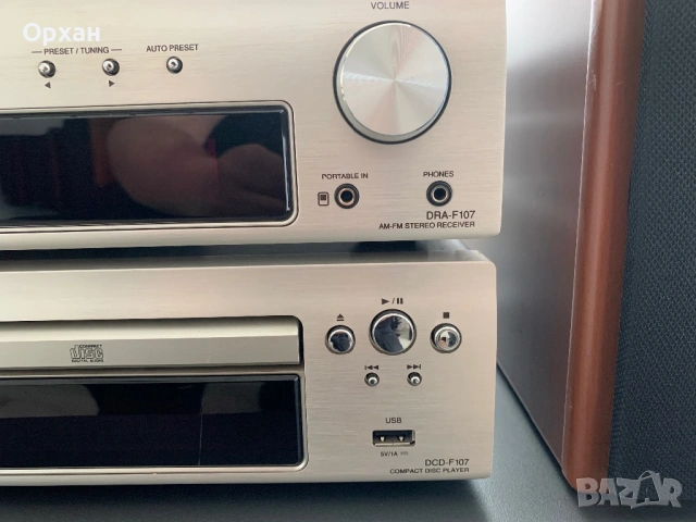Перфектна Hi-Fi система Denon D-F107, снимка 4 - Аудиосистеми - 54147490