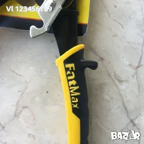 Права ножица за ламарина на STANLEY Fatmax, снимка 3 - Други инструменти - 50776804