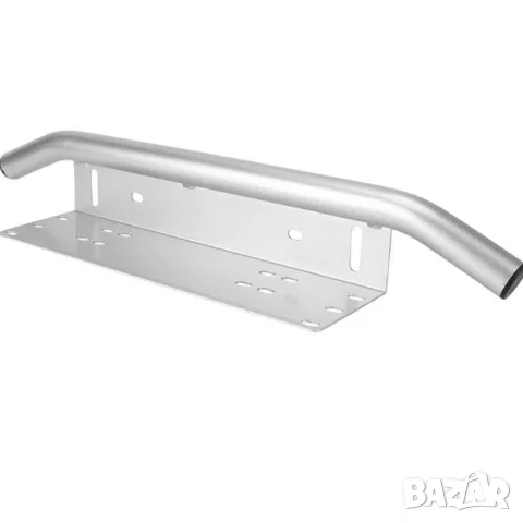 Сребриста стойка за халогени и LED бар 60 cm