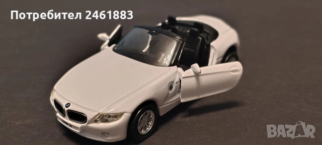 1/43 метална колекционерска количка BMW Z4 cabrio нова